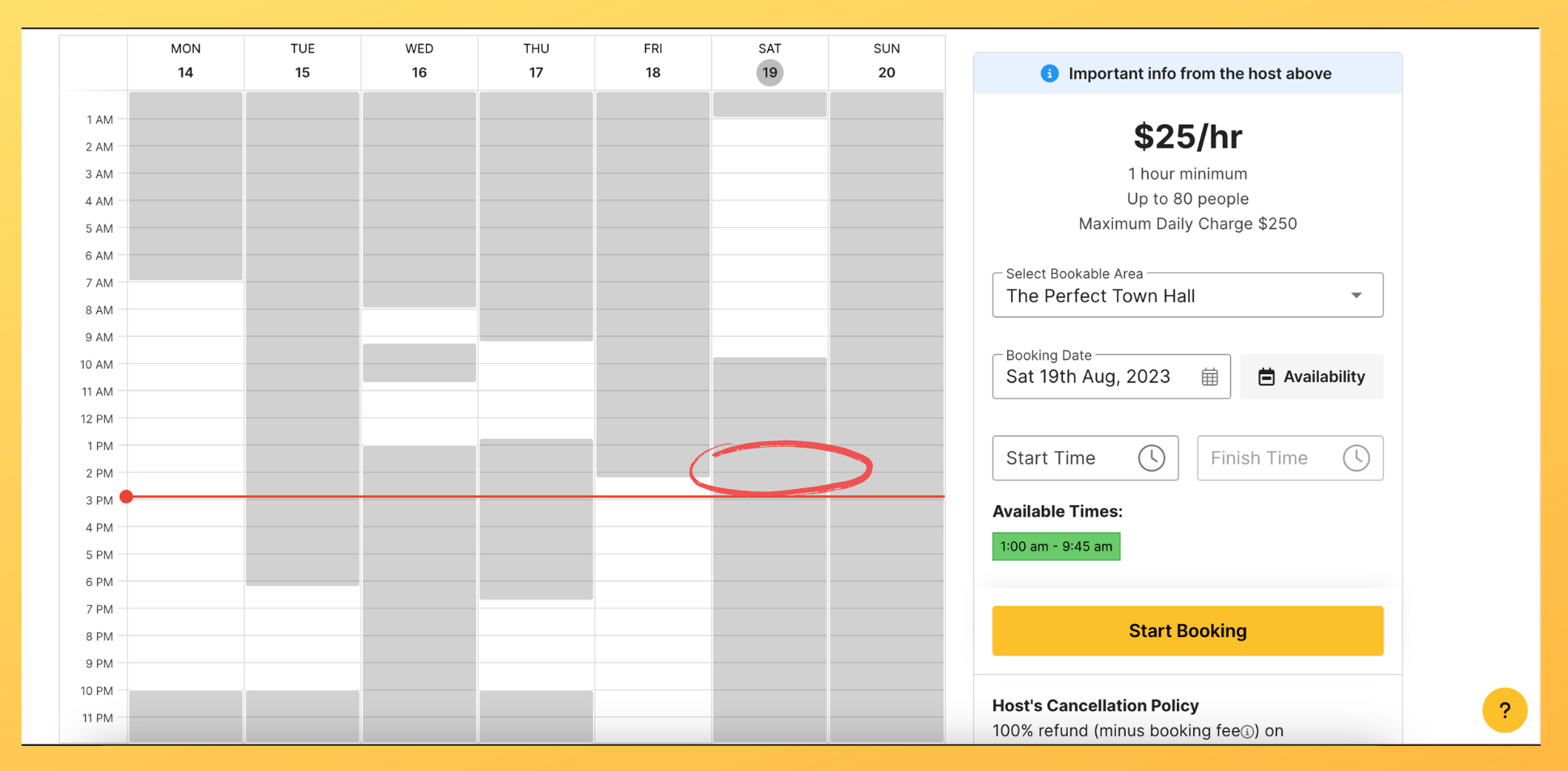 pending booking blocking availability