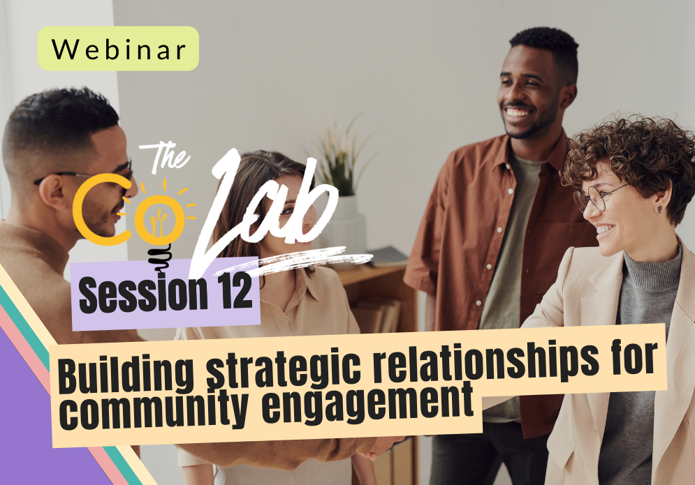 Managing Staff and Volunteers for community centres and venues_Building strategic relationships for community engagement webinar
