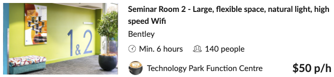 Seminar Room at Tech Park